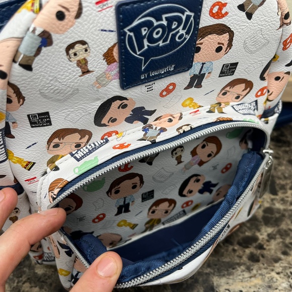 Loungefly x The Office Dunder Mifflin The Characters All Over Mini Backpack
